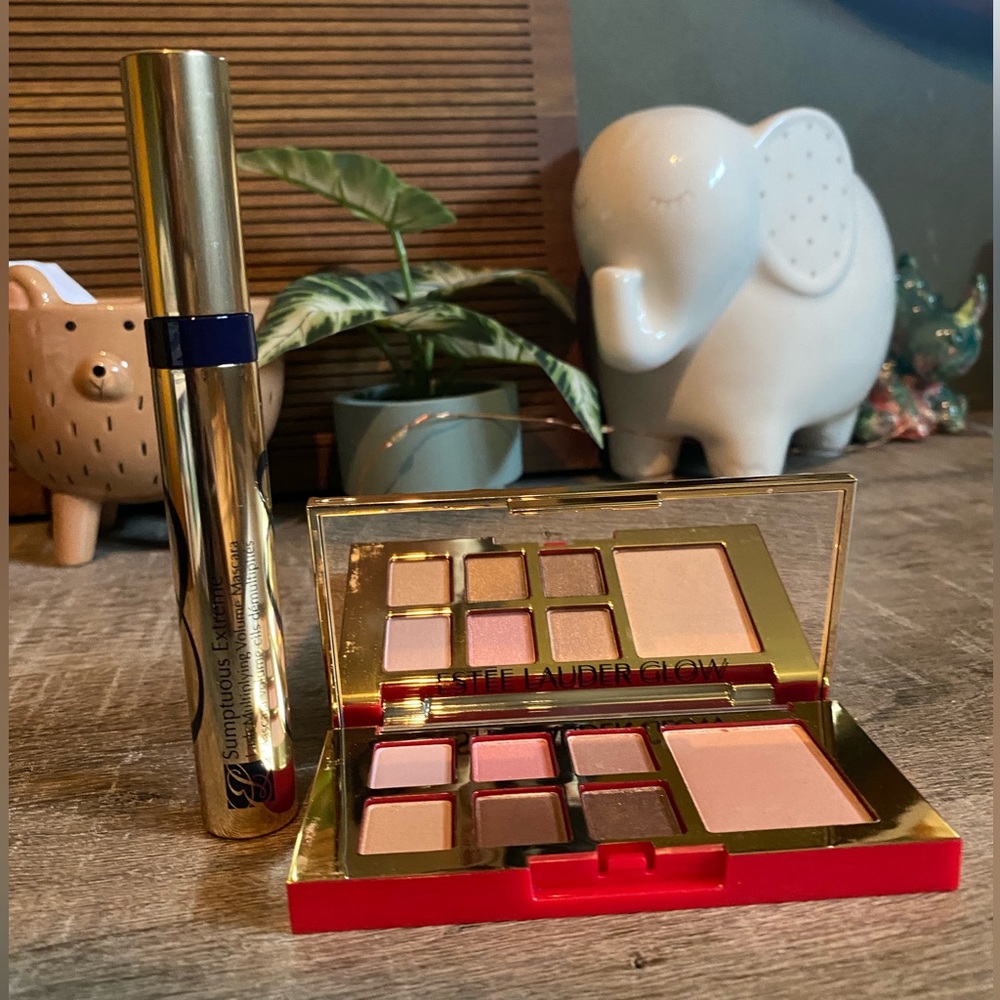 Estée Lauder NWOT Eye Shadow Palette and Mascara Makeup Set